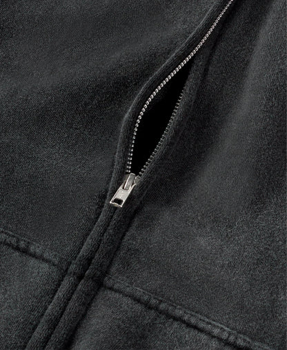 Slate Wash Zip-Up