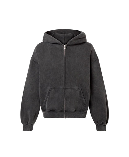 Slate Wash Zip-Up