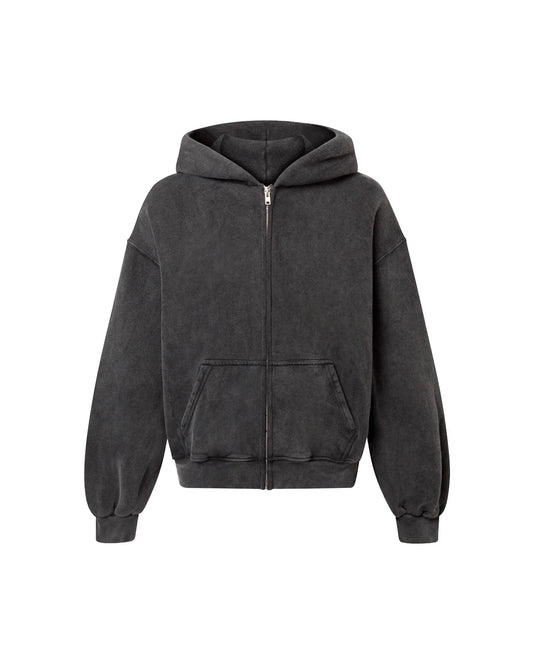 Slate Wash Zip-Up